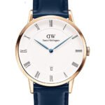 Reloj Daniel Wellington Dapper Somerset Dorado Blanco 34mm