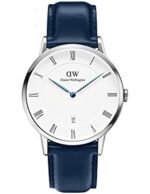 Reloj Daniel Wellington Dapper Somerset Plateado Blanco 34mm