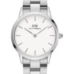 Reloj Daniel Wellington Iconic Link Plateado Blanco 36mm