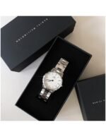 Reloj Daniel Wellington Iconic Link Plateado Blanco 36mm - Imagen 5