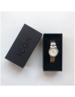 Reloj Daniel Wellington Iconic Link Plateado Blanco 32mm - Imagen 2