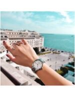 Reloj Daniel Wellington Iconic Link Plateado Blanco 32mm - Imagen 3