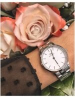 Reloj Daniel Wellington Iconic Link Plateado Blanco 32mm - Imagen 4