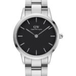 Reloj Daniel Wellington Dama Iconic Link Plateado Negro 32mm