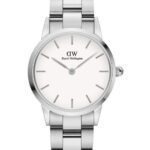 Reloj Daniel Wellington Iconic Link Plateado Blanco 28mm