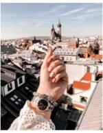 Reloj Daniel Wellington Dama Iconic Link Plateado Negro 28mm - Imagen 3