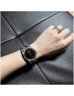 Reloj Daniel Wellington Dama Iconic Link Plateado Negro 28mm - Imagen 4