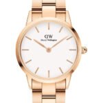 Reloj Daniel Wellington Dama Iconic Link Dorado Blanco 36mm