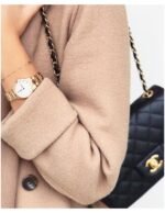 Reloj Daniel Wellington Dama Iconic Link Dorado Blanco 36mm - Imagen 4