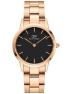 Reloj Daniel Wellington Dama Iconic Link Dorado Negro 32mm
