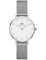 Reloj Daniel Wellington Petite Sterling Plateado Blanco 28mm
