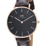 Reloj Daniel Wellington Dama Petite York Plateado Negro 28mm