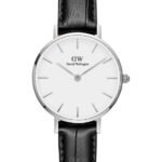 Reloj Daniel Wellington Petite Reading Plateado Blanco 28mm
