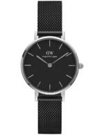Reloj Daniel Wellington Petite Ashfield Plateado Negro 28mm