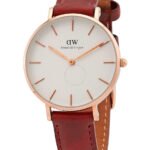 Reloj Daniel Wellington Petite Suffolk Dorado Blanco 28mm