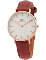 Reloj Daniel Wellington Petite Suffolk Dorado Blanco 28mm