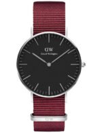 Reloj Daniel Wellington Classic Roselyn Plateado Negro 36mm