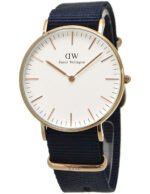 Reloj Daniel Wellington Classic Bayswater Dorado Blanco 40mm