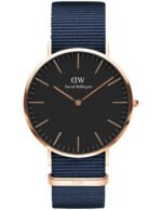 Reloj Daniel Wellington Classic Bayswater Dorado Negro 40mm