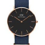 Reloj Daniel Wellington Classic Bayswater Dorado Negro 36mm