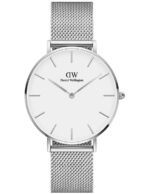 Reloj Daniel Wellington Petite Sterling Plateado Blanco 36mm