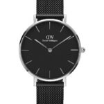 Reloj Daniel Wellington Petite Ashfield Plateado Negro 36mm