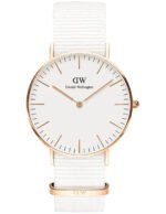 Reloj Daniel Wellington Petite Dover Dorado Blanco 36mm