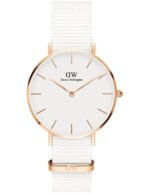 Reloj Daniel Wellington Dama Petite Dover Dorado Blanco 32mm