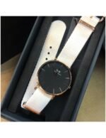 Reloj Daniel Wellington Dama Petite Dover Dorado Negro 32mm - Imagen 3