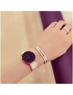 Reloj Daniel Wellington Dama Petite Dover Dorado Negro 28mm - Imagen 4