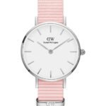 Reloj Daniel Wellington Petite Rosewater Plata Blanco 28mm