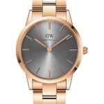 Reloj Daniel Wellington Iconic Link Classic Dorado Gris 32mm