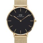 Reloj Daniel Wellington Petite Evergold Dorado Negro 36mm