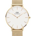 Reloj Daniel Wellington Petite Evergold Dorado Blanco 32mm