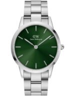 Reloj Daniel Wellington Iconic Link Emerald Plata Verde 40mm