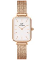 Reloj Daniel Wellington Quadro Pressed Melrose Dorado Blanco