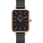 Reloj Daniel Wellington Quadro Pressed Ashfield Rose Negro