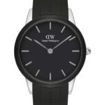 Reloj Daniel Wellington Iconic Motion Plateado Negro 40mm