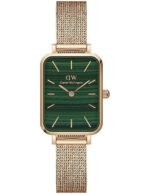 Reloj Daniel Wellington Quadro Pressed Melrose Dorado Verde