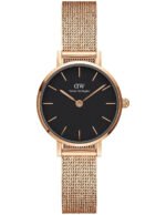 Reloj Daniel Wellington Petite Pressed Melrose Negro 24mm