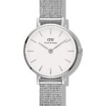 Reloj Daniel Wellington Petite Pressed Sterling Plata 24mm