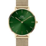 Reloj Daniel Wellington Petite Emerald Dorado Verde 36mm