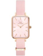 Reloj Daniel Wellington Quadro Pressed Coral Dorado Rosa