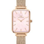 Reloj Daniel Wellington Quadro Pressed Melrose Dorado Rose