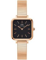 Reloj Daniel Wellington Quadro Studio Dorado Negro 22x22mm