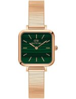 Reloj Daniel Wellington Quadro Studio Dorado Verde 22x22mm