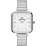 Reloj Daniel Wellington Quadro Studio Plata Blanco 22x22mm