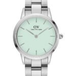Reloj Daniel Wellington Iconic Link Mint Plata Verde 28mm
