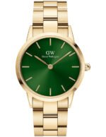Reloj Daniel Wellington Iconic Link Emerald Fondo Verde 32mm