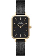Reloj Daniel Wellington Quadro Pressed Ashfield Dorado Negro